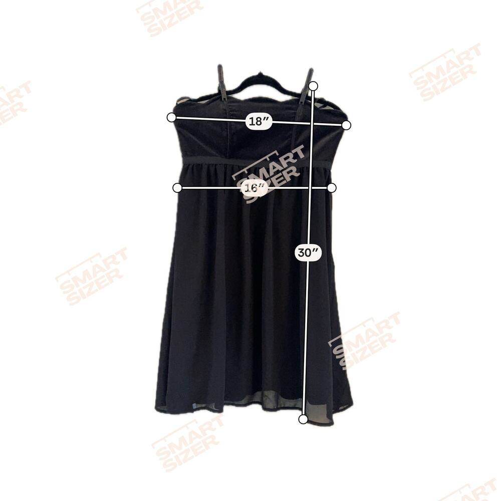 LIMITED EDITION BLACK STRAPLESS DRESS SIZE 6 - Picture 5 of 6